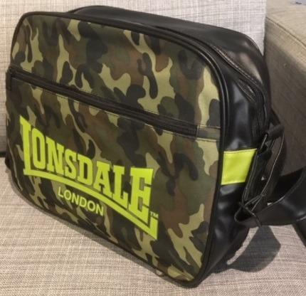 FAST DELIVERY LONSDALE SLING BAG MESSENGER SCHOOL BAG BACKPACK RETRO VINTAGE BRITISH