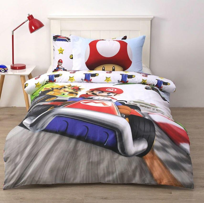 mario double quilt cover