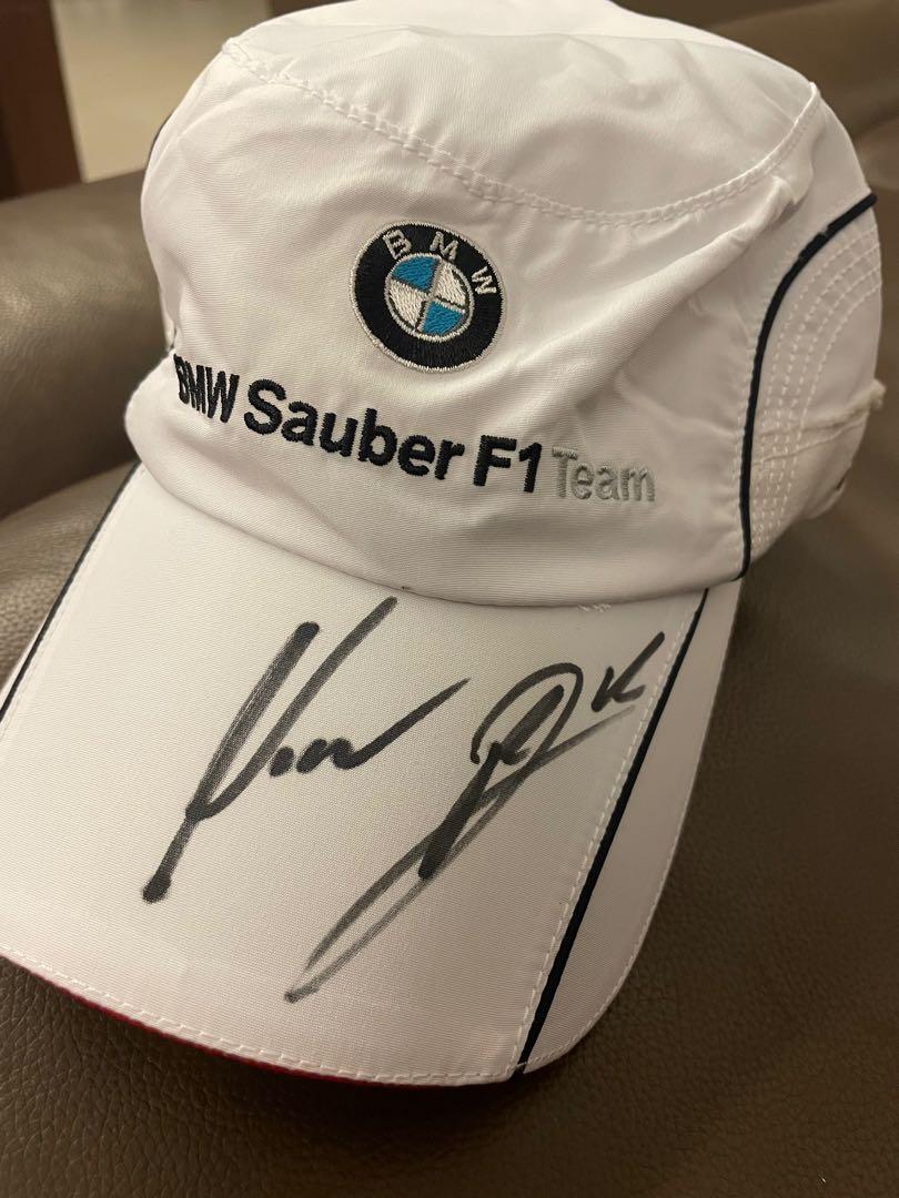 Formula One Cap signed by drivers - BMW Sauber Team 2008 (at