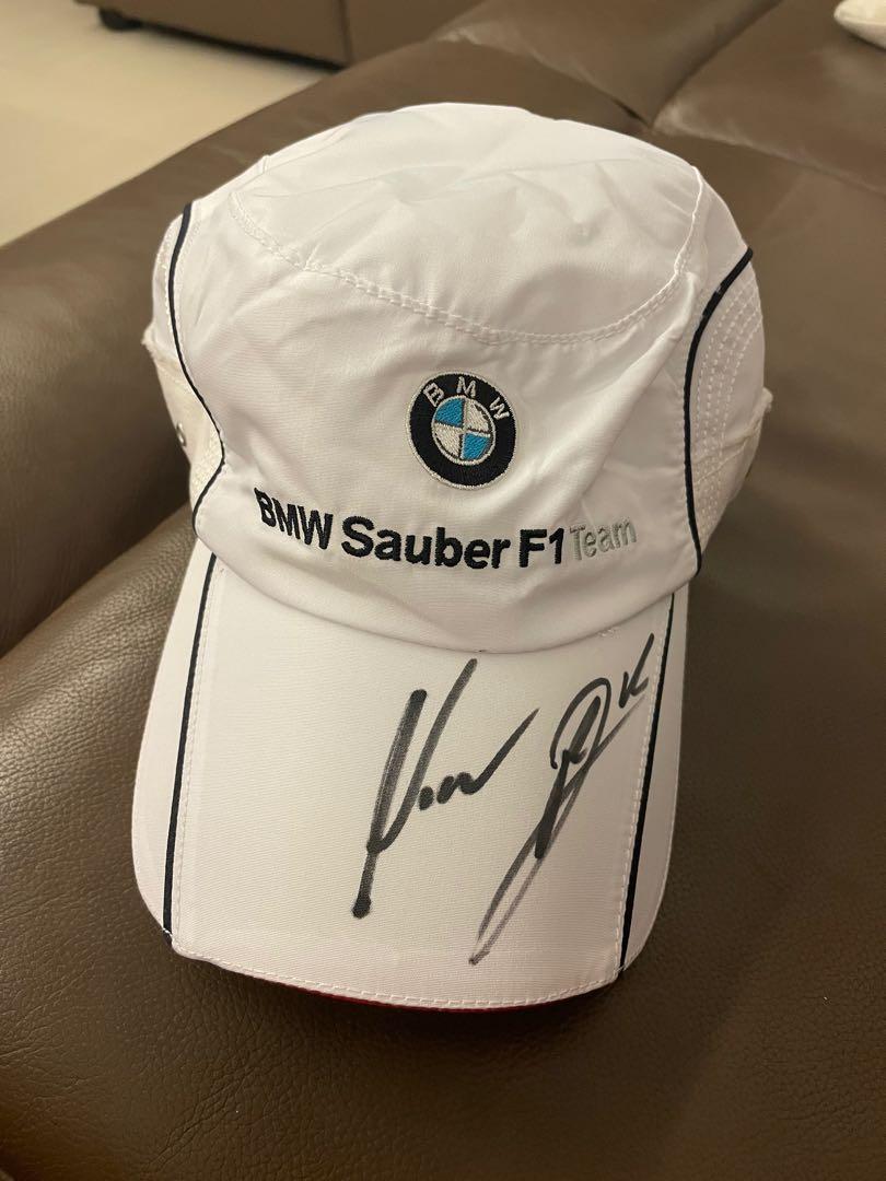 Formula One Cap signed by drivers - BMW Sauber Team 2008 (at