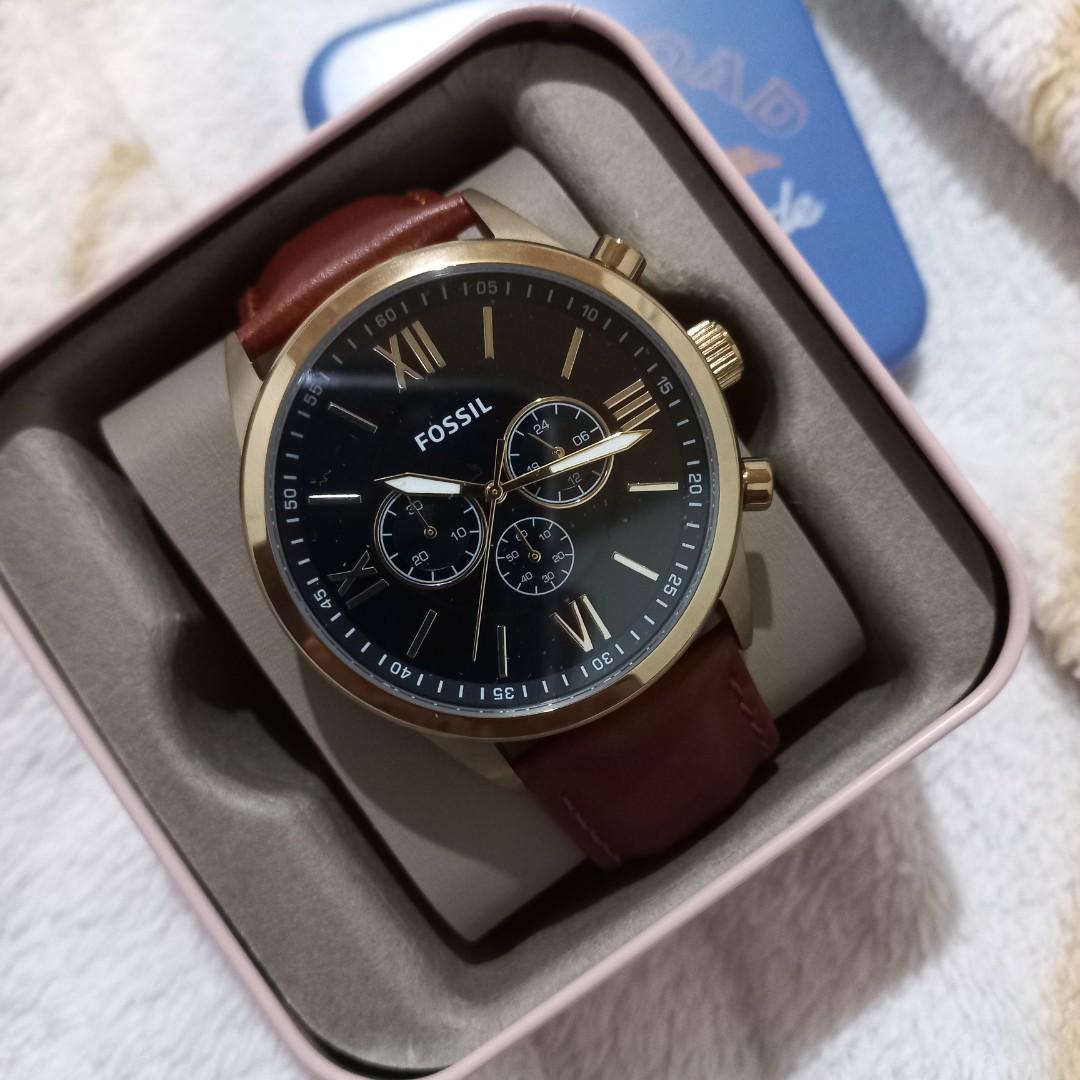 FOSSIL Watch for Men Leather Strap, Men's Fashion, Watches & Accessories,  Watches on Carousell