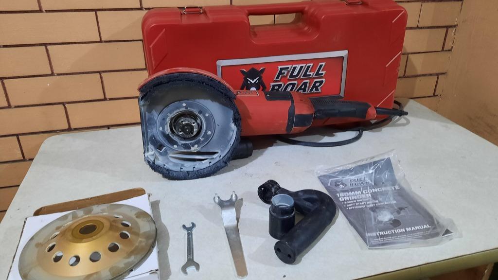 Full boar concrete outlet grinder