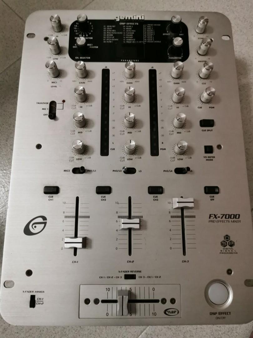 GEMINI FX-7000 PRO Effects Mixer DJ £31.00 - PicClick UK