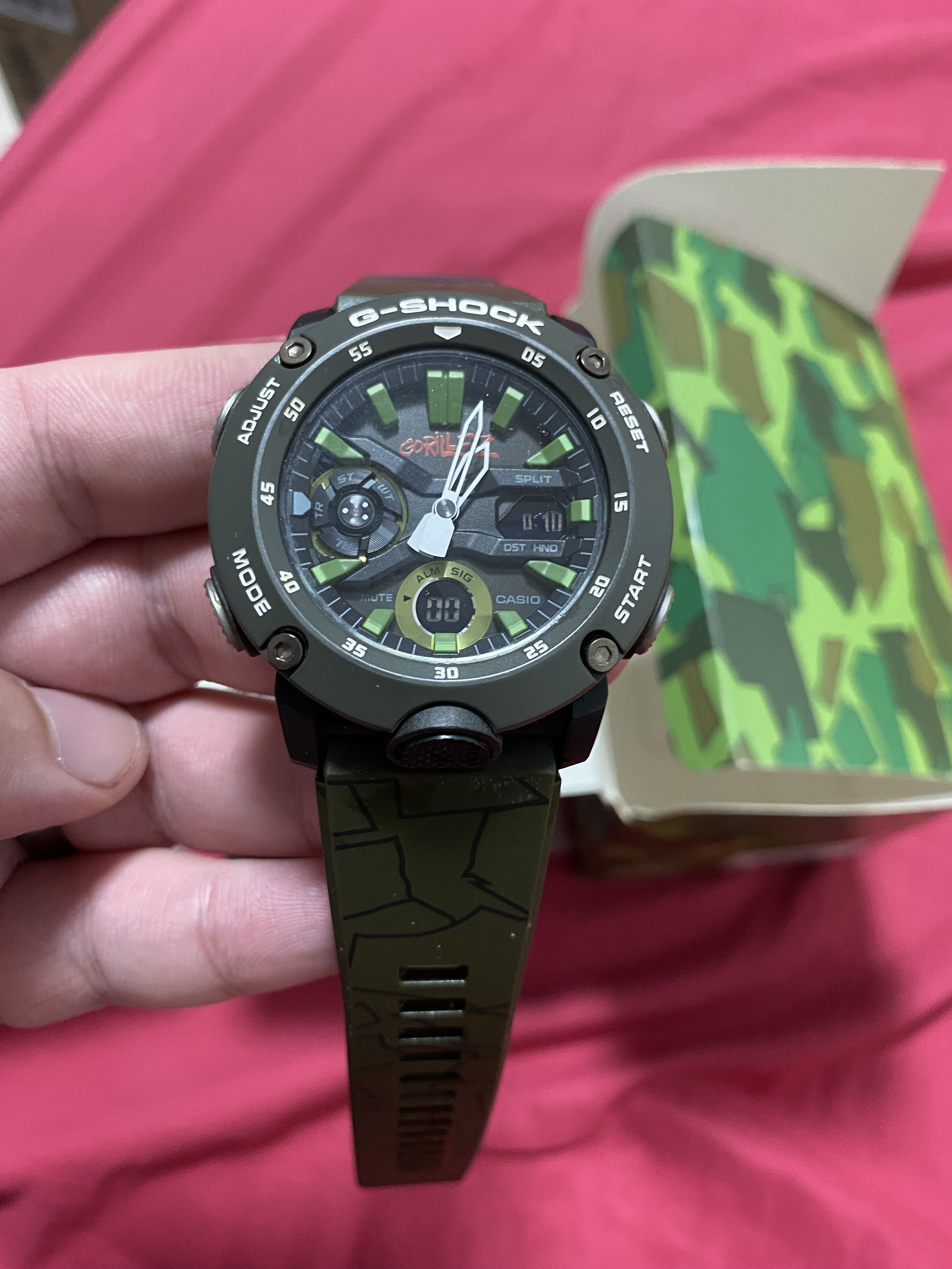 G-Shock x Gorillaz GA-2000GZ, Mobile 