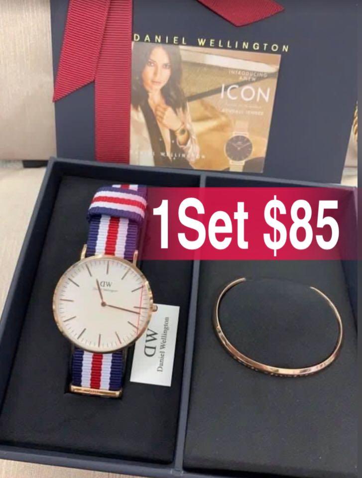 PROMO!! Gift set Wellington Watch, Men's Fashion, Watches & Accessories, Watches Carousell