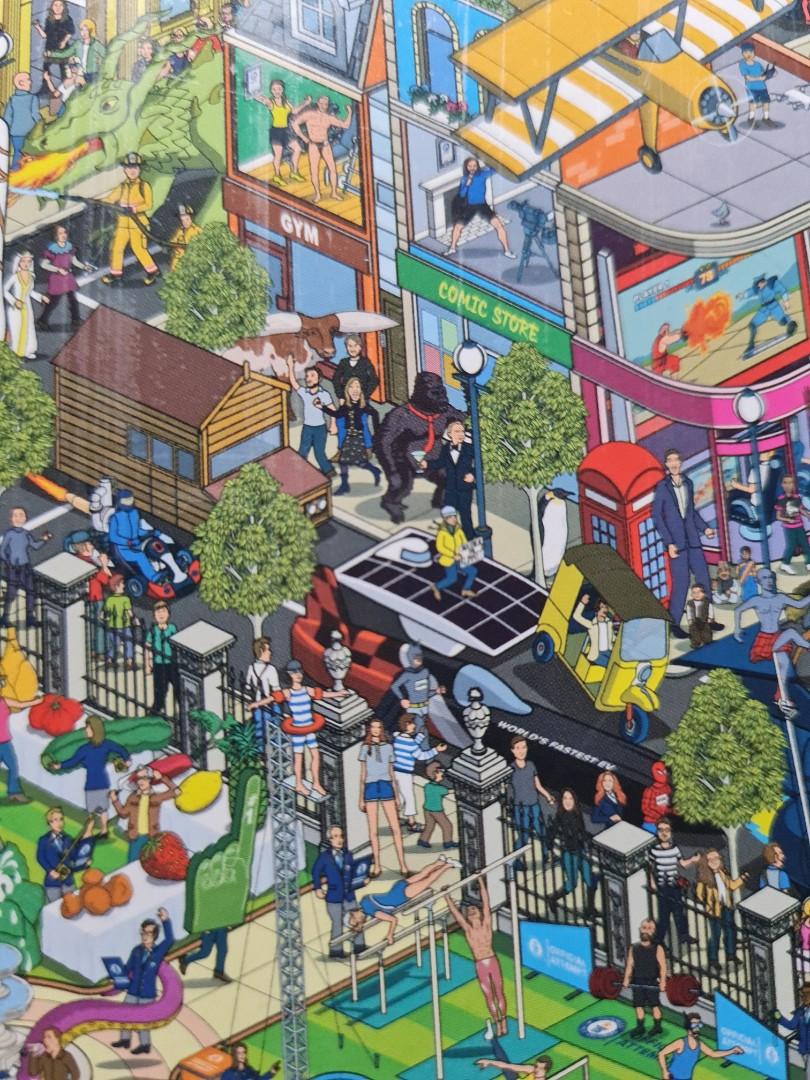 Guinness world records jigsaw puzzle (500 pieces), Hobbies & Toys, Toys