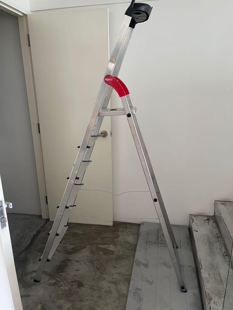 Hailo aluminum ladder, Furniture & Home Living, Home Improvement