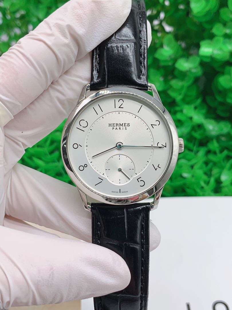 hermes slim watch