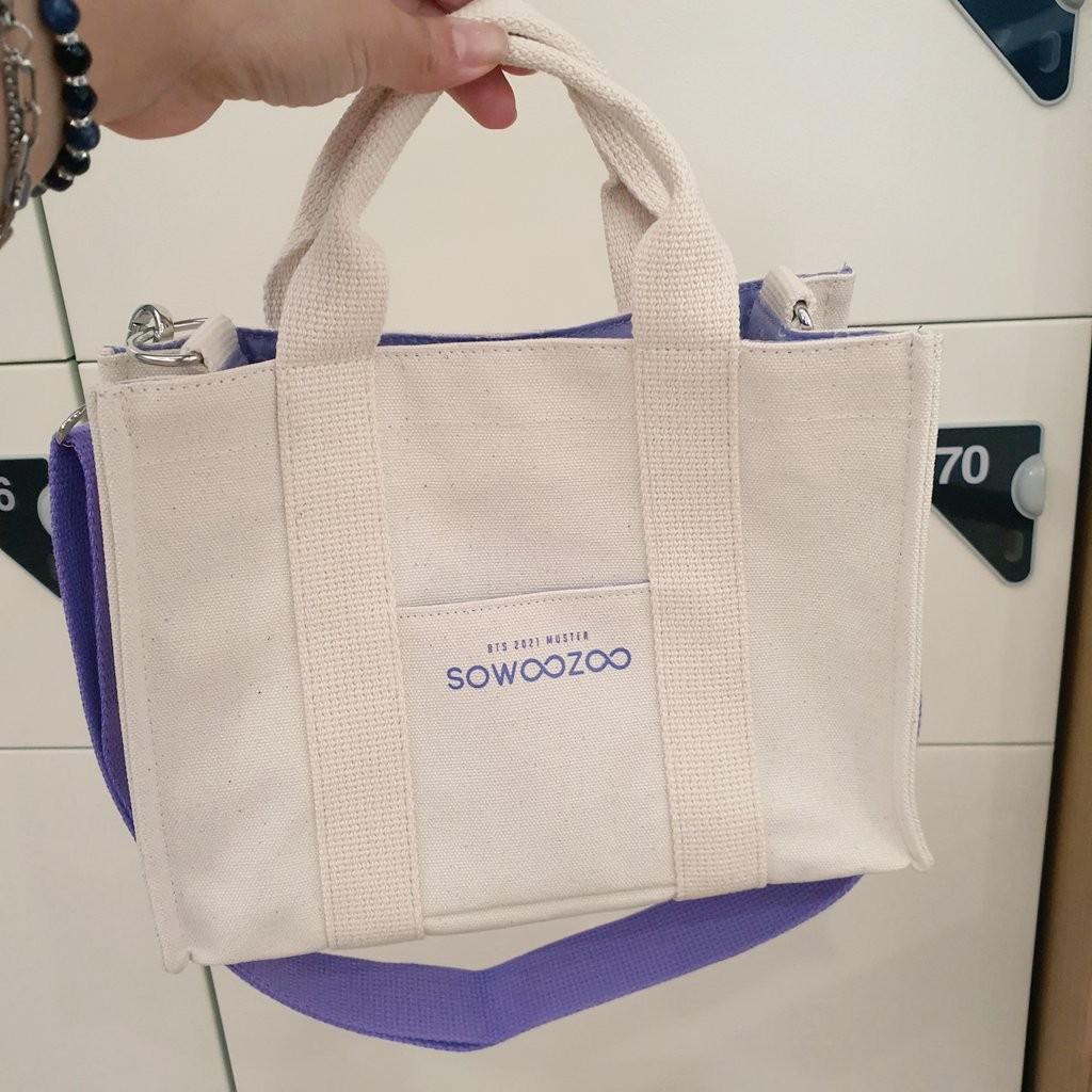 (Secured) BTS Muster Sowoozoo Ivory Mini Bag PC Tingi, Hobbies & Toys
