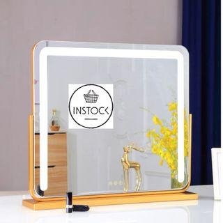 marieke mirror series 3 colour led gold vanity mirror furniture home living home decor mirrors on carousell