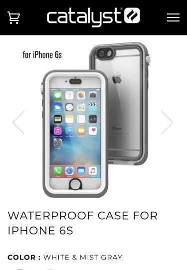 Iphone 6s Catalyst 防水case 潛水潛水游水戶外電話殻 手提電話 電話 平板電腦裝飾 手機套及手機殻 Carousell