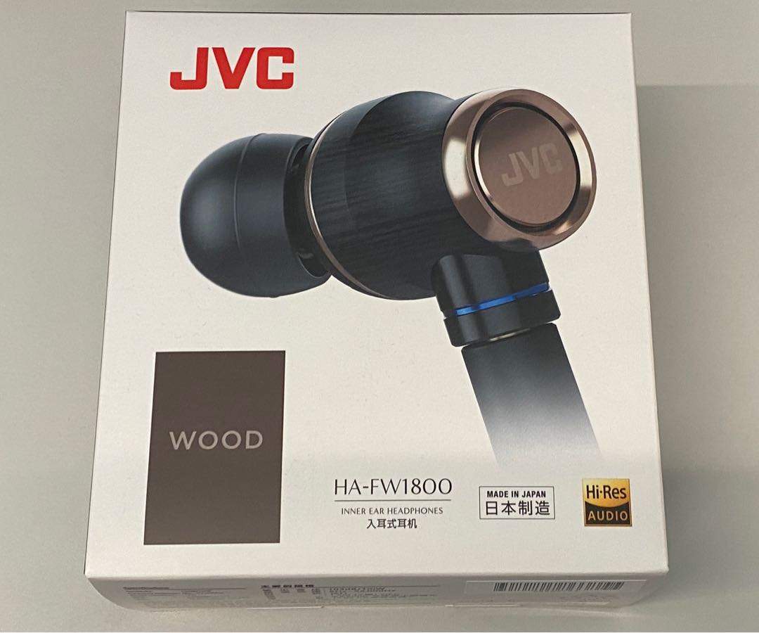 JVC HA-FW1800 入耳式木制耳機, 興趣及遊戲, 音樂、樂器& 配件, 樂器