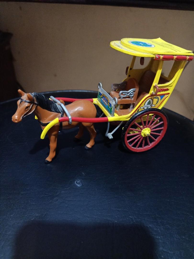 Kalesa toy (Category: Kids Toys) located in Las Pinas. Submitted by the_recycle_shop (Listing ID 1093624362, Image 1). Description: 3.5 inches height 6 inches length Metal plastic material.