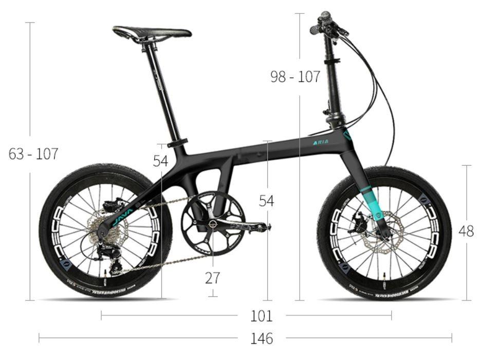 LATEST 2022 Model Black Blue 20 Inch Java Aria Carbon Fibre Foldable Bike 18 Speed Lightweight Foldie Bicycle Sports Equipment Bicycles Parts Bicycles on Carousell