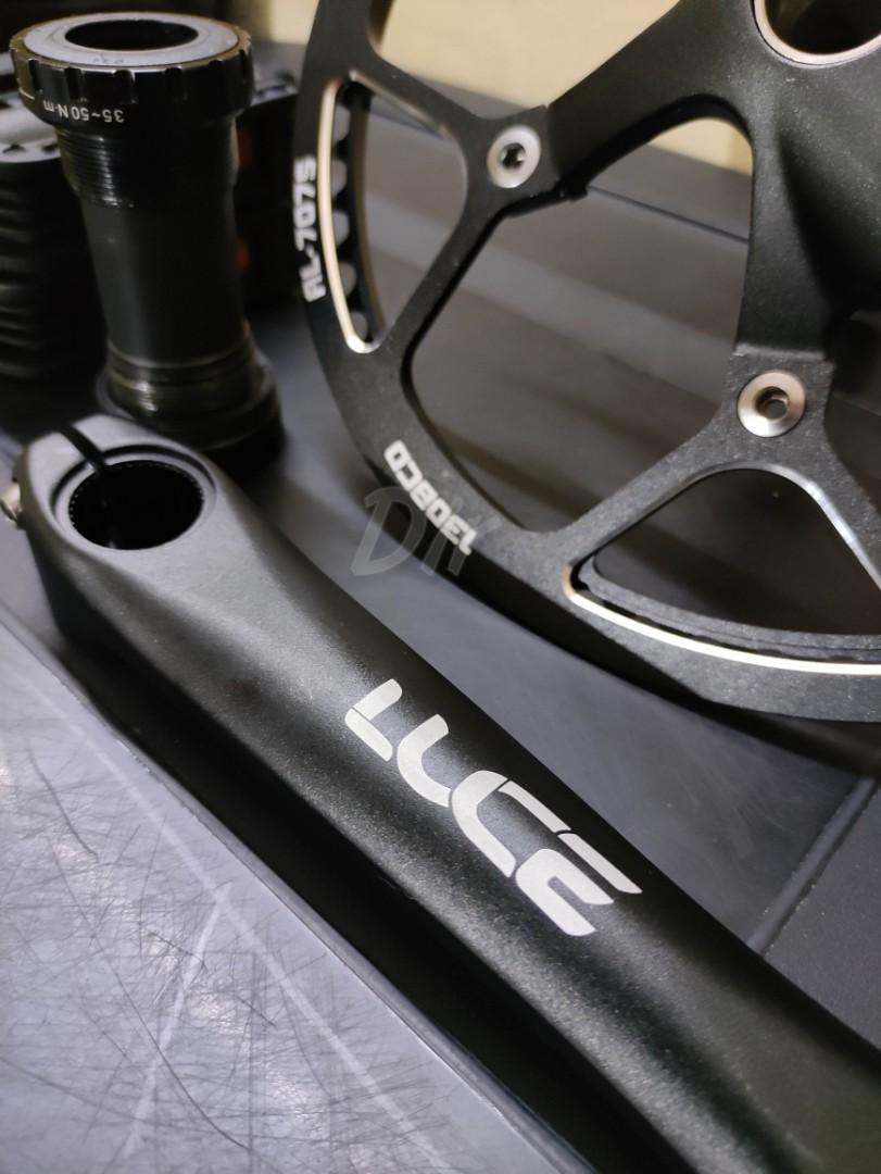 LUCE 56T HOLLOWTECH BICYCLE CRANKSET