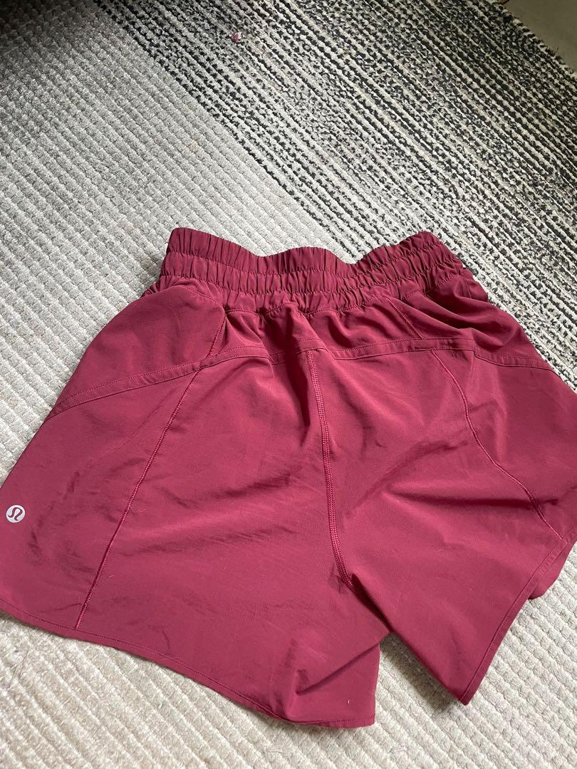 Lululemon Track That Short 5'' *Lined in Cassis, Women's Fashion,  Activewear on Carousell