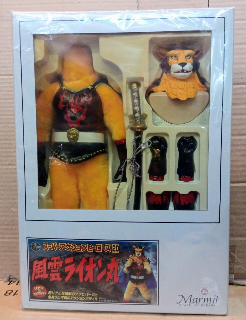 Marmit Super Action Hero No Lion Maru 風雲獅子丸快傑獅子丸1 6 12吋可動人形 新品未開封入手不可希小品100 原裝真正日本版 Mk Ymt站 信和地面 本店交收 順豐到付 自備膠袋 可郵寄海外 外盒狀况良好有輕微退色絕不完美敬請注意 興趣及遊戲 玩具 遊戲類