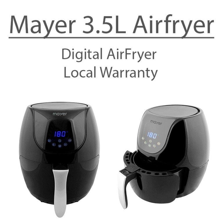 Mayer Digital 3.5L Air Fryer MMAF669D Brand New 3L Airfryer Mayer