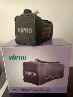 MIPRO MA-100C PA System w/ Microphone