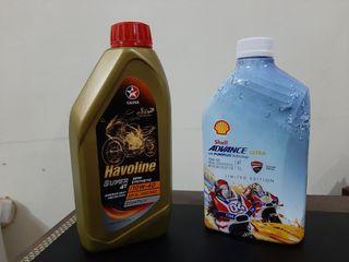 Two Motorcycle Oils
