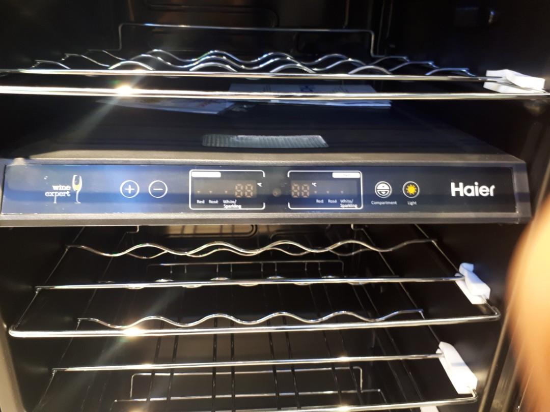 New Haier Wine Cooler JC87 JC117 JC167 with Led Light & Display, TV
