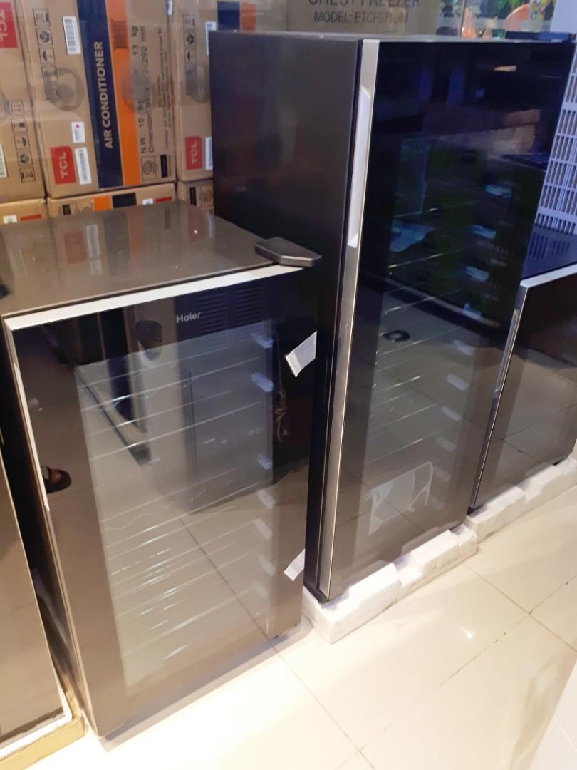 New Haier Wine Cooler JC87 JC117 JC167 with Led Light & Display, TV