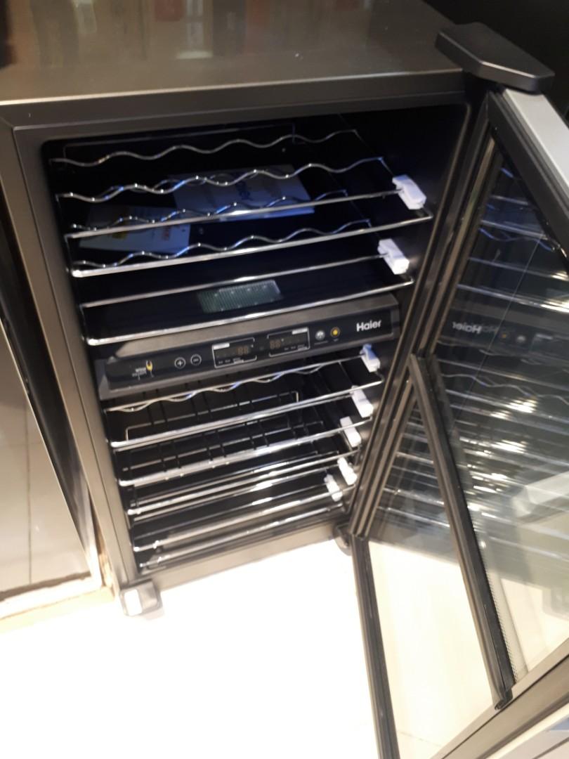 New Haier Wine Cooler JC87 JC117 JC167 with Led Light & Display, TV