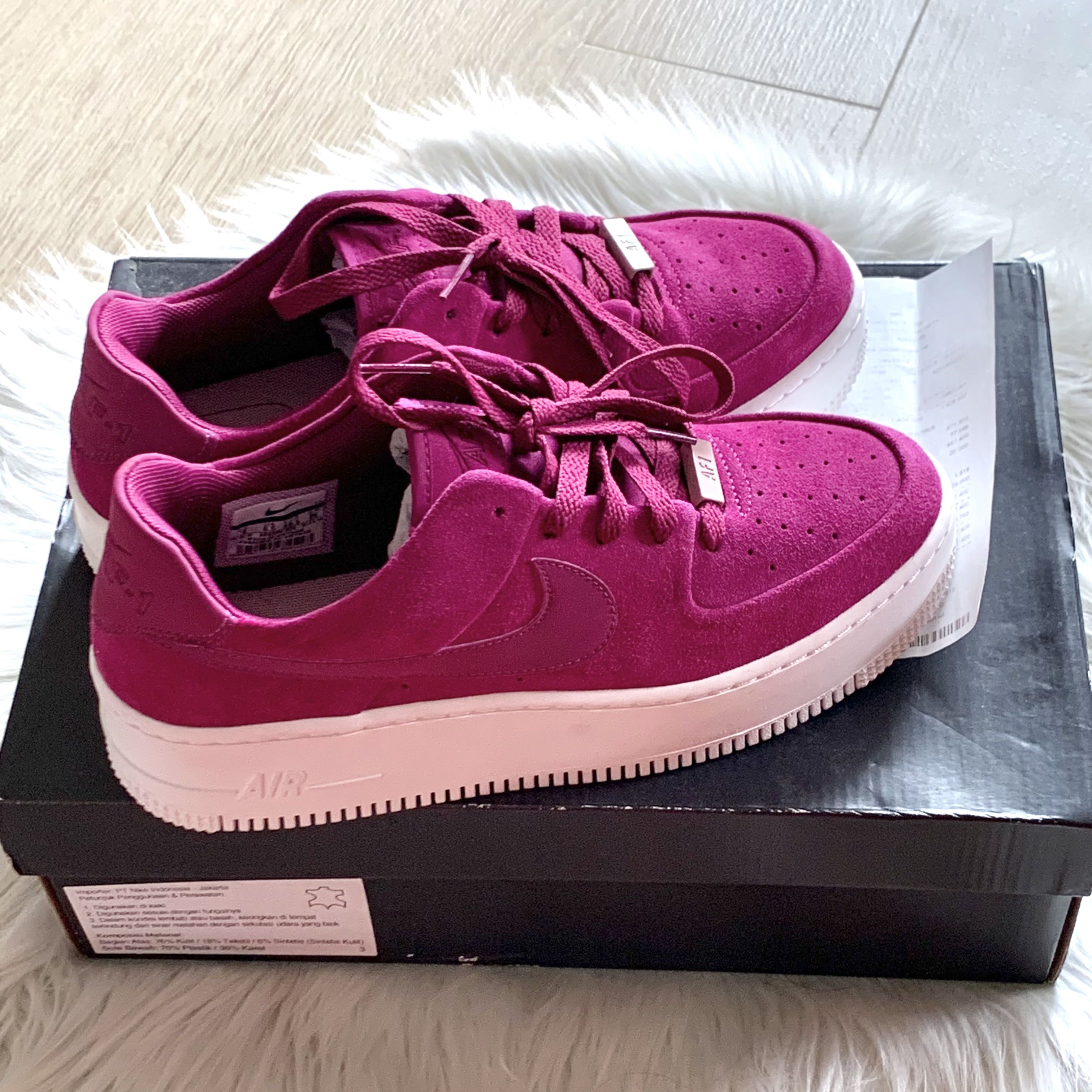 Nike air force w af 1 sage low berry 