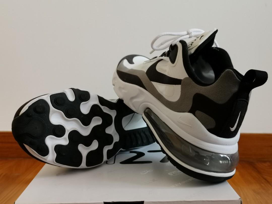 Buy Nike Air Max 270 React White Black Metallic Pewter Exclusive Deals And Offers Admin Gahar Gov Eg