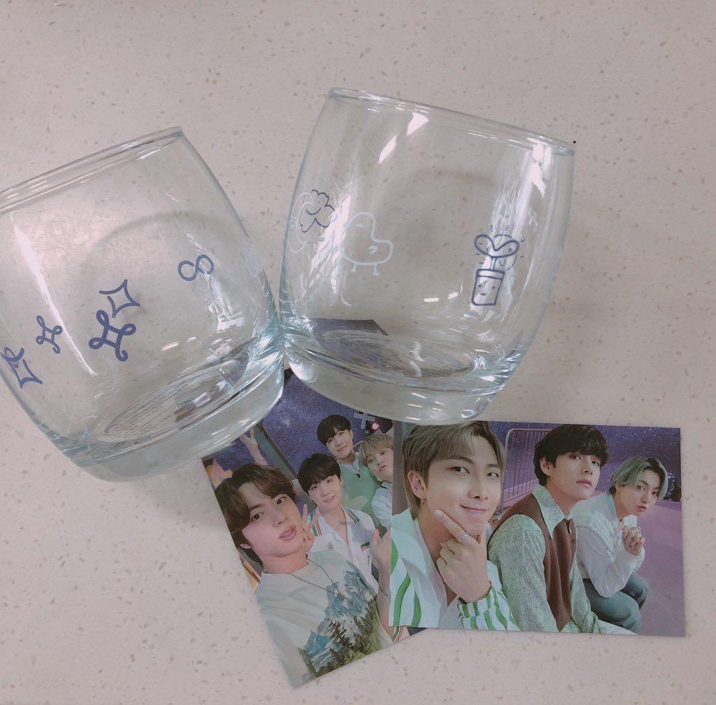 ❌NO 2ND PAYMENT❌ OFFICIAL BTS Muster SOWOOZOO Merch Glass Set +
