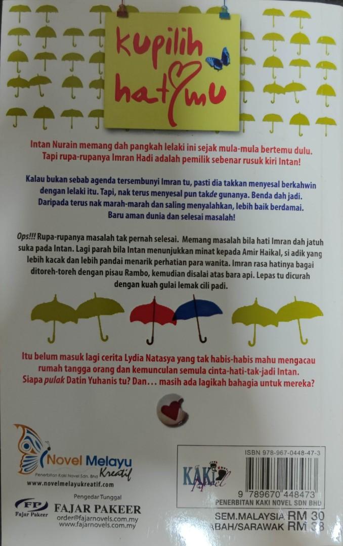 Novel For Sale Malay Melayu M46 M50 Hobbies Toys Books Magazines Fiction Non Fiction On Carousell