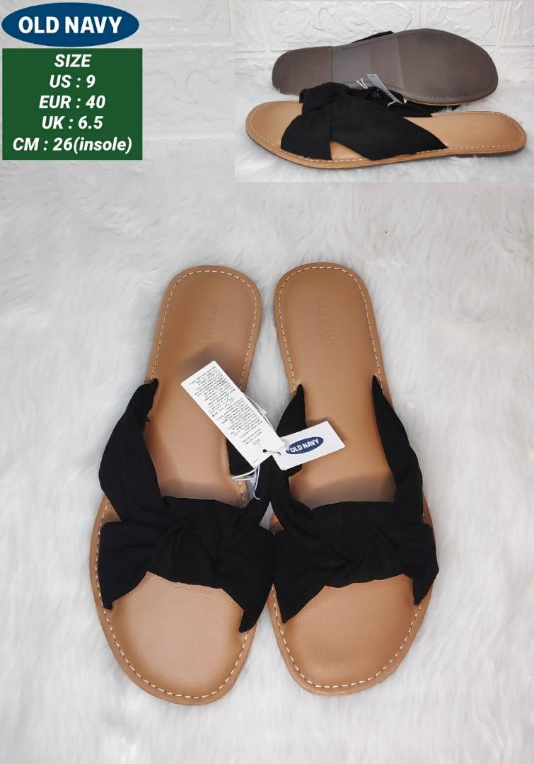 Old Navy Black Sandals Size 9 Original Bought in USA Women s