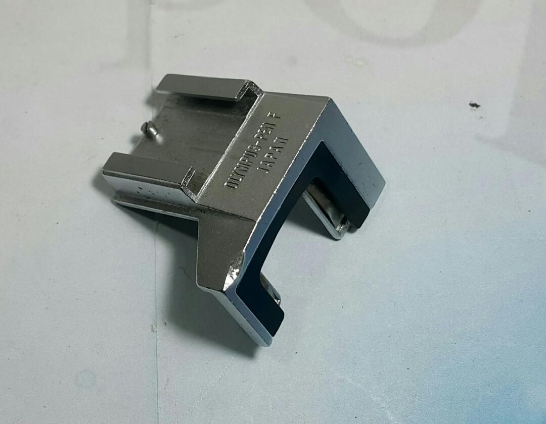 Olympus Pen F Flash Shoe Accessory (Category: Other Photography Accessories) located in Paranaque City. Submitted by vintagepopsicle (Listing ID 1093628937, Image 1). Description: flash shoe accessory for the Olympus Pen F Series. Please examine photos posted here as they are part of the description. sold asis. lalamove only at buyer's expense..
