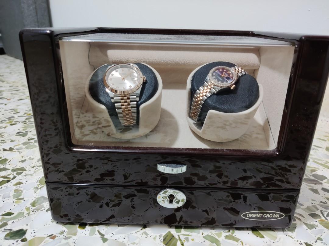 Orient Crown Watch Winder for 2 Watches, Luxury, Watches on Carousell