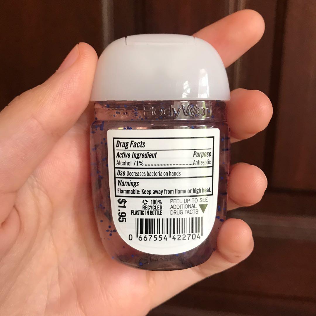 Pocketbac Hand Sanitizer BBW White Almond & Lavender, Beauty & Personal
