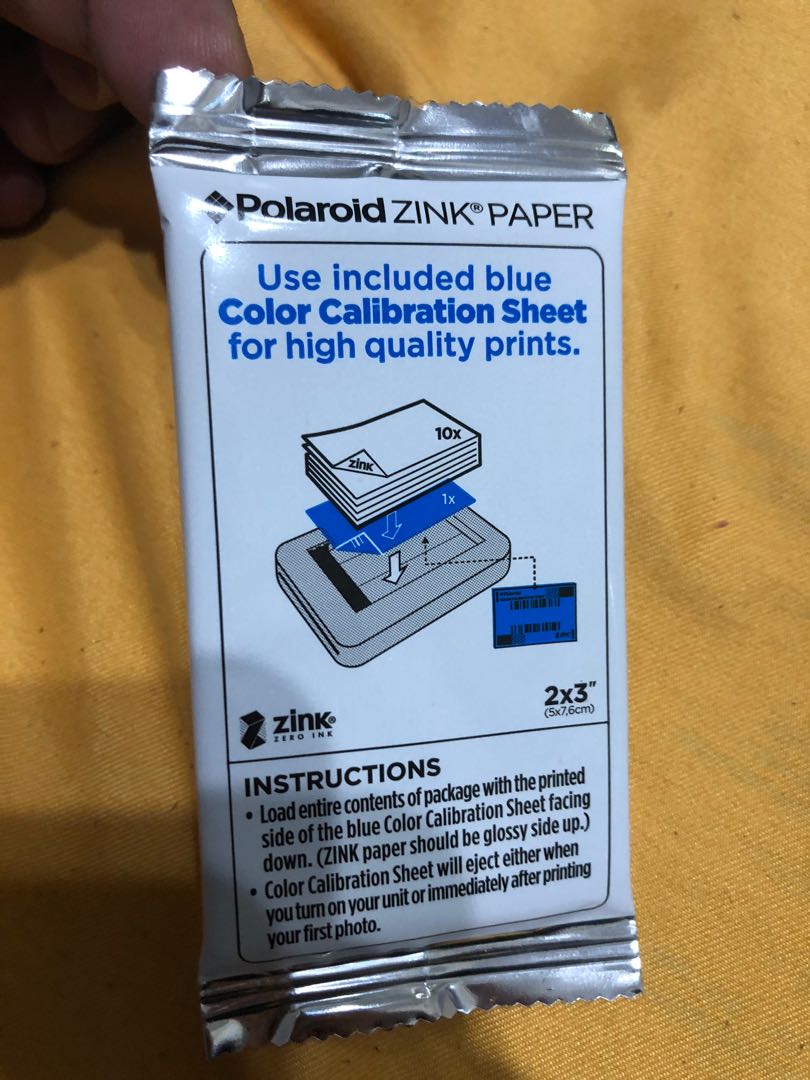 Polaroid Zink paper for instant camera, Photography, Cameras on Carousell