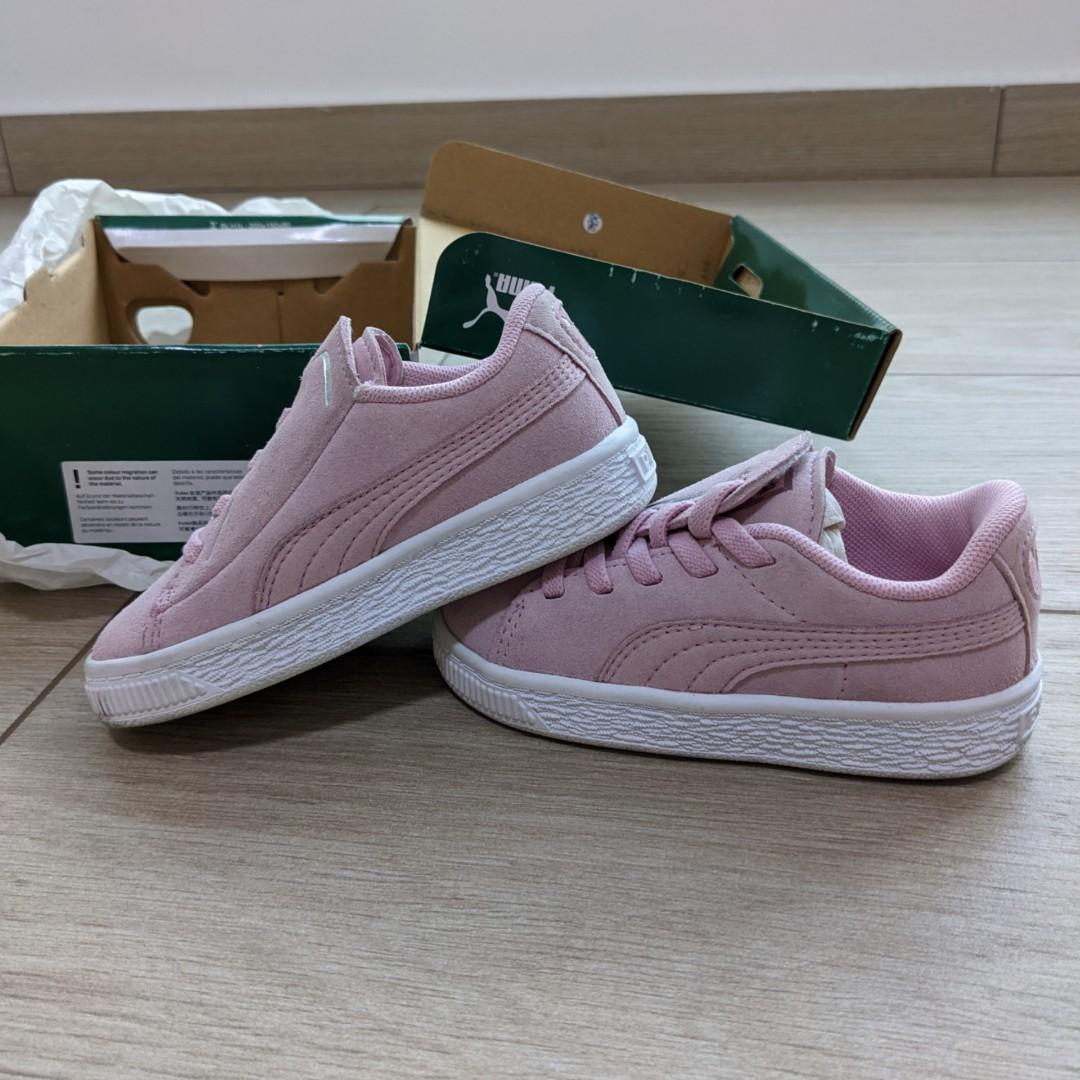Puma baby pink shoes top