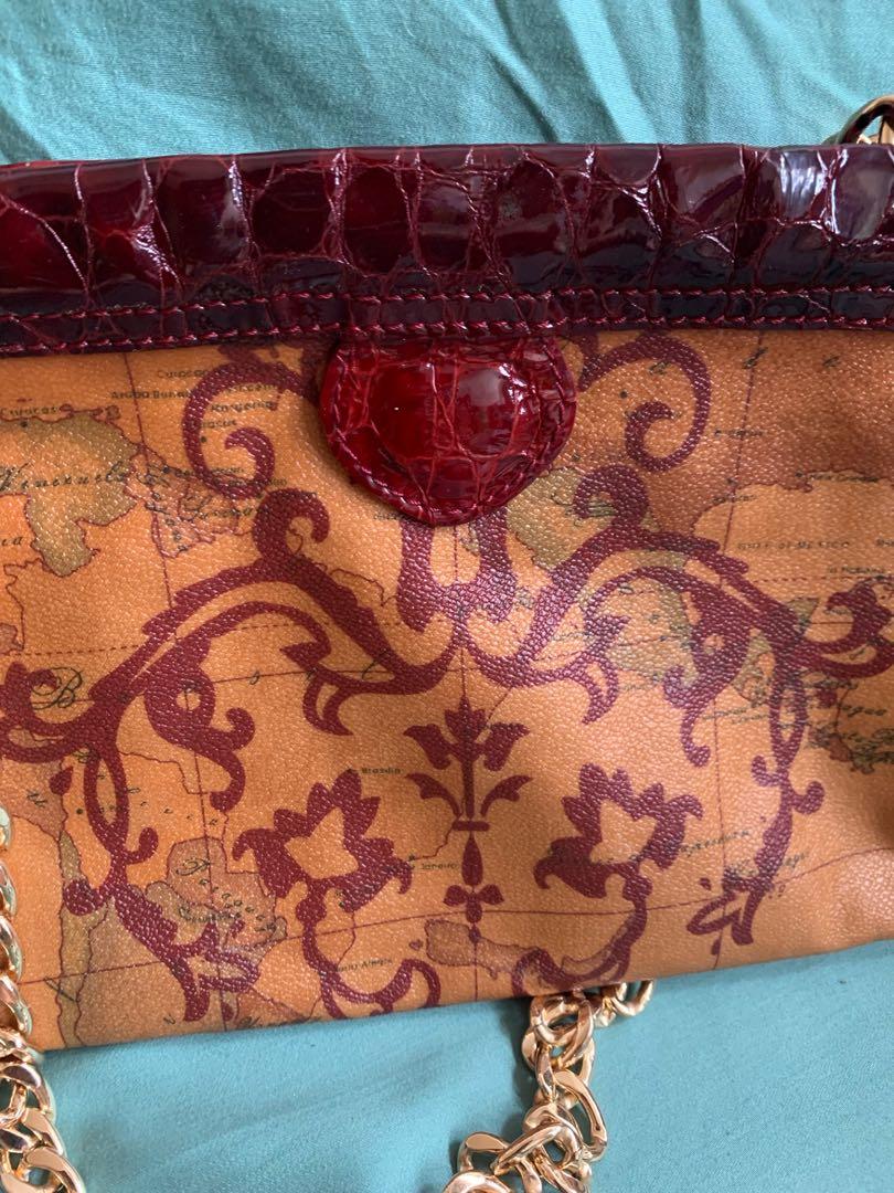 Rare Alviero Sling Bag (Category: Luxury Bags & Wallets) located in Makati City. Submitted by paraisodeclutters (Listing ID 1093602645, Image 2). Description: Super pretty and rare Alviero sling bag! This is definitely a steal. Guaranteed authentic. In excellent used condition. Comes in provided dust bag. Very pretty in actual! .