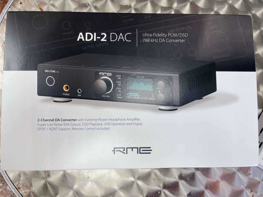 RME ADI-2 DAC FS德國優質解碼耳擴一體機（二手9成新）, 耳機及錄音