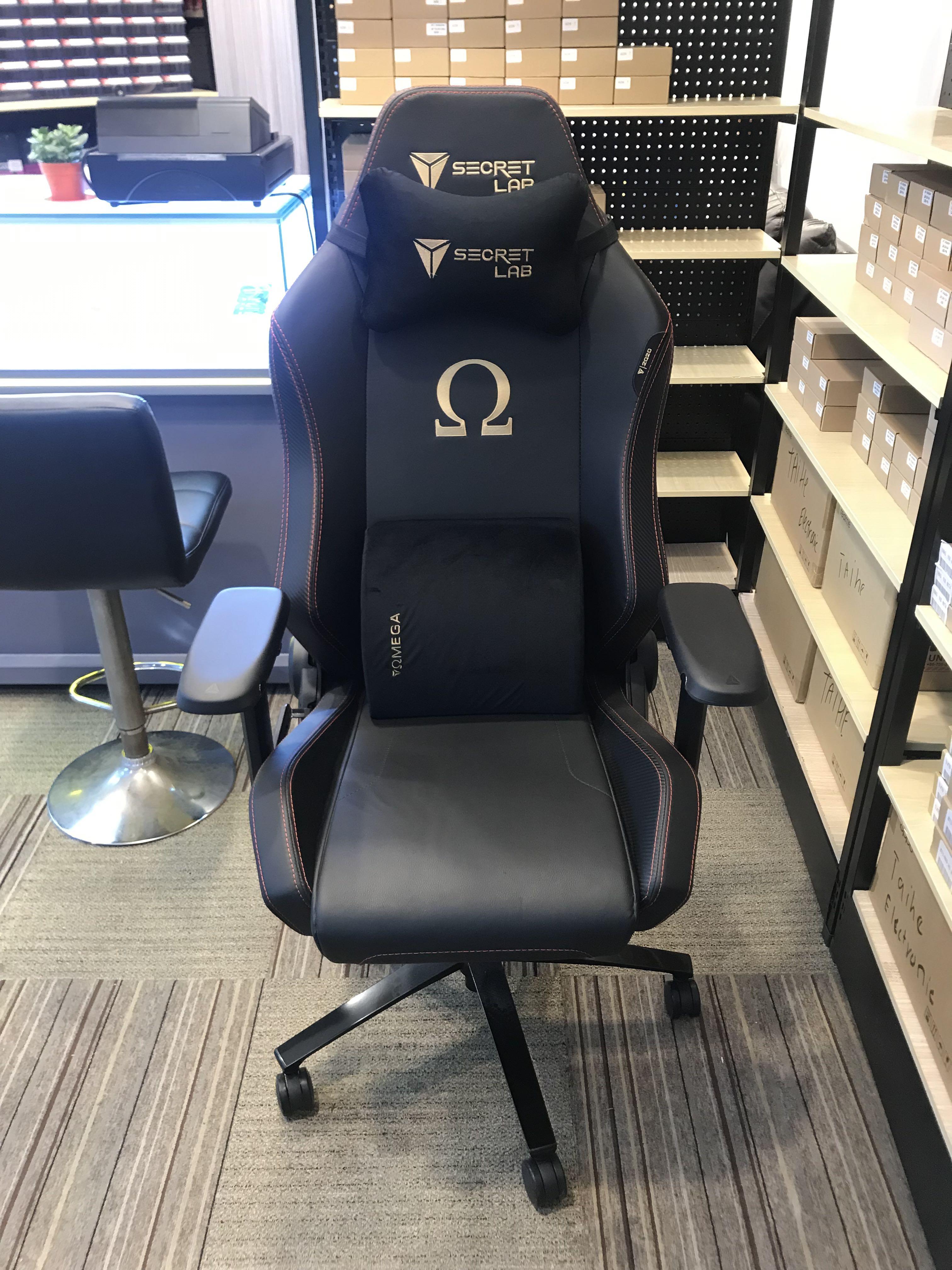 Secretlab Omega Stealth 2020 Like New Furniture Home Living Furniture Chairs on Carousell