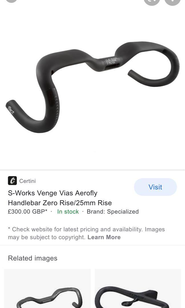Specialized Sworks Aerofly Venge Vais carbon handlebars, Sports