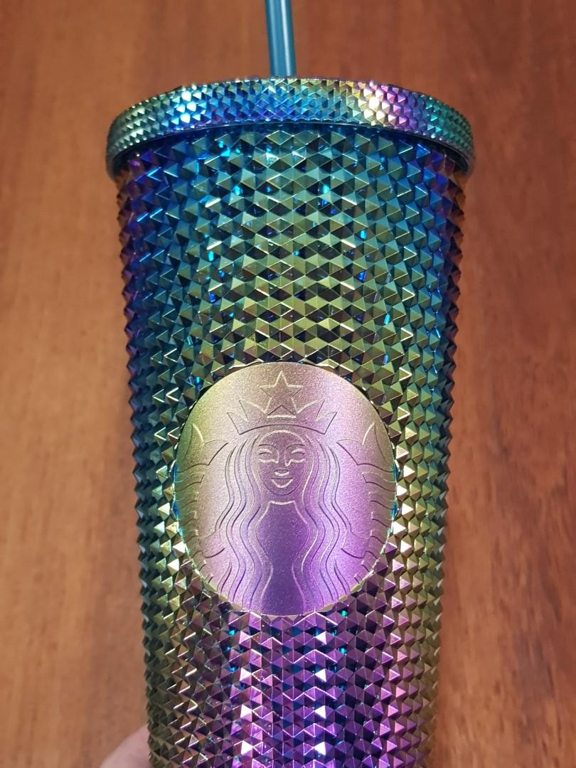 Starbucks Studded Oil Slick Venti NEW, Design & Craft, Artwork on