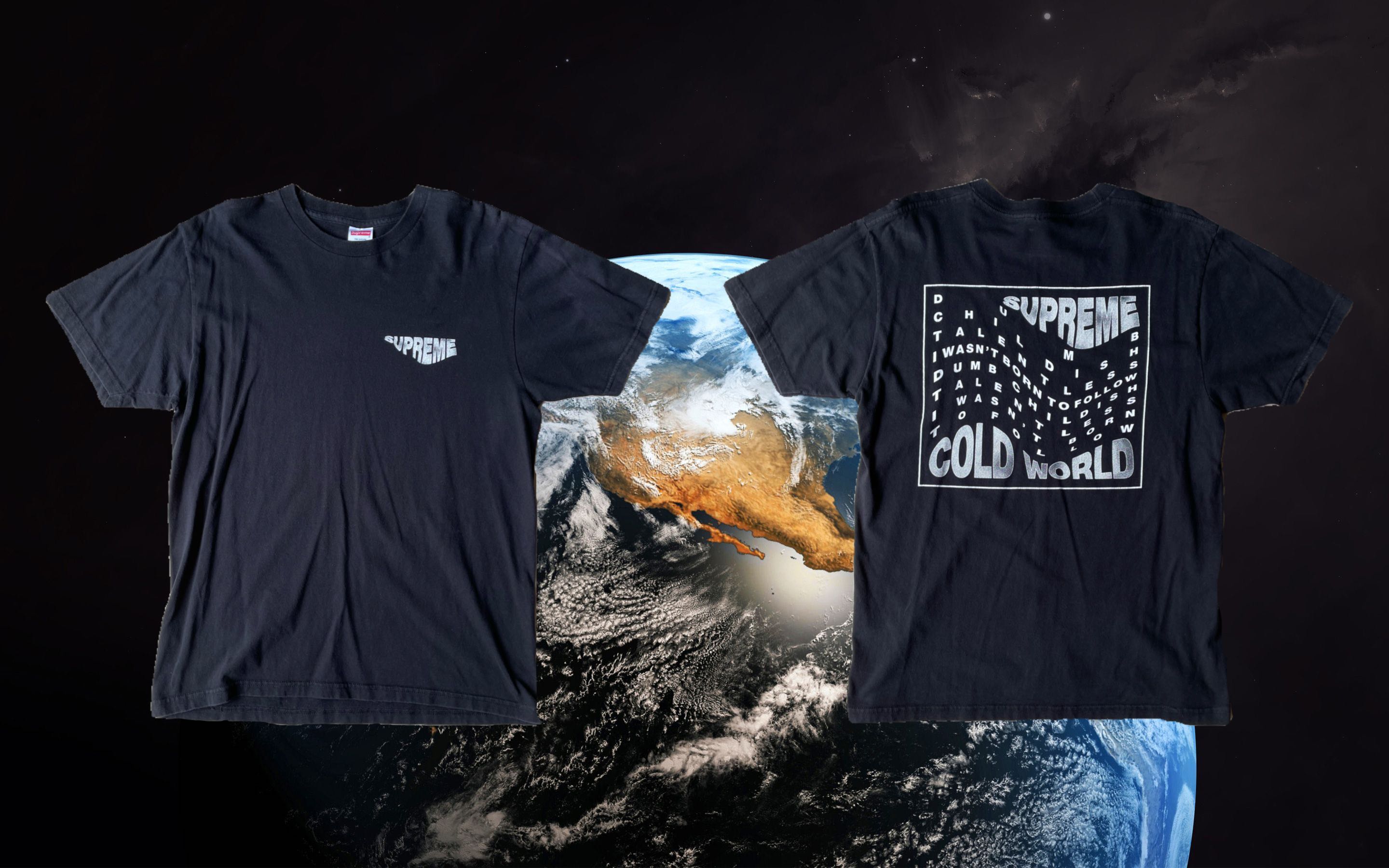 Supreme cold world tee best sale