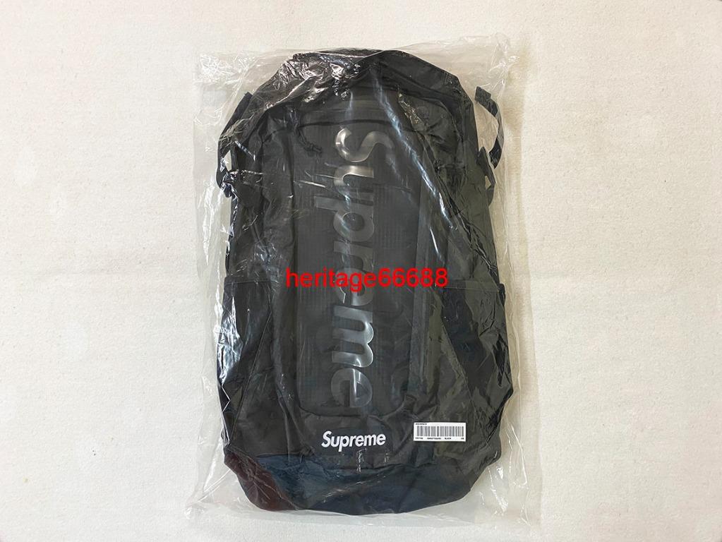 Supreme SS21 Backpack 25L Water Resistant 黑色防水物料背囊back