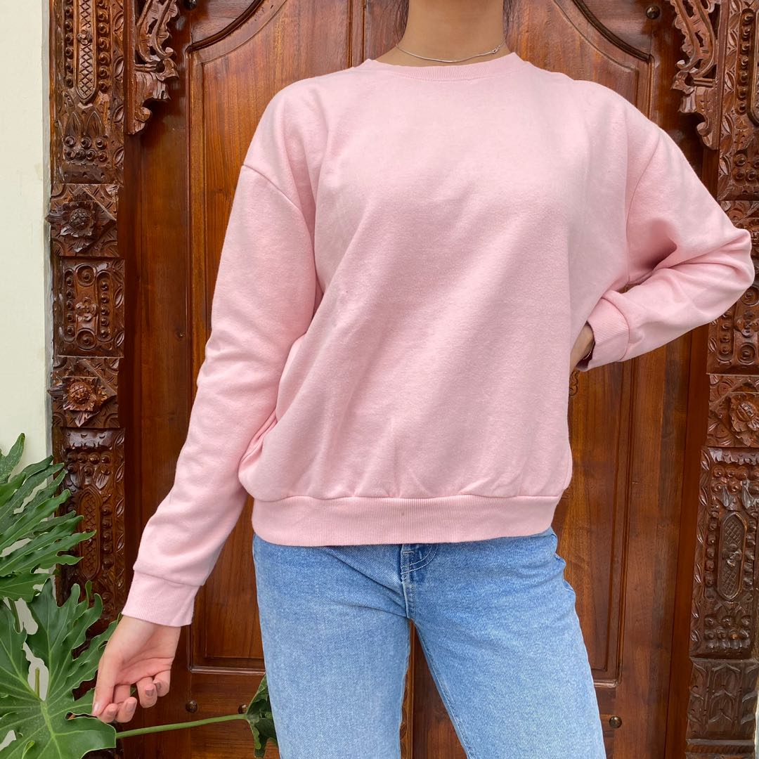 Sweater polos cheap pink