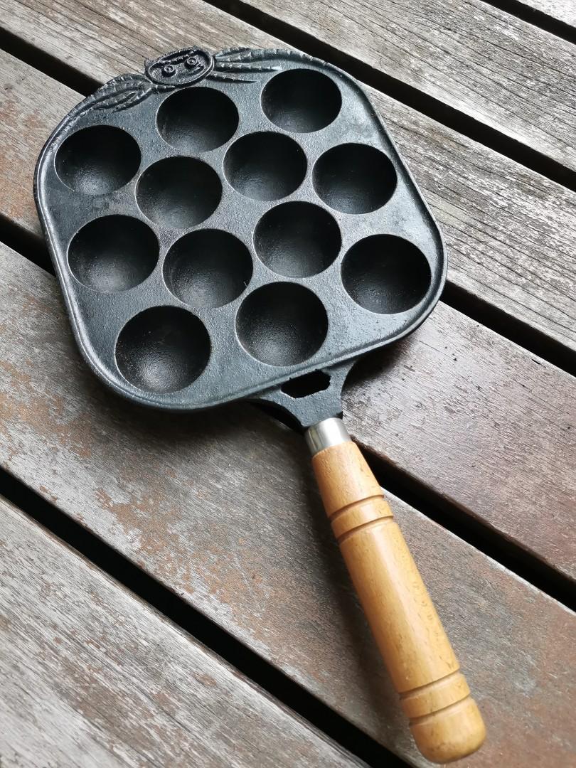 Takoyaki Cast Iron Pan, TV & Home Appliances, Kitchen Appliances, BBQ