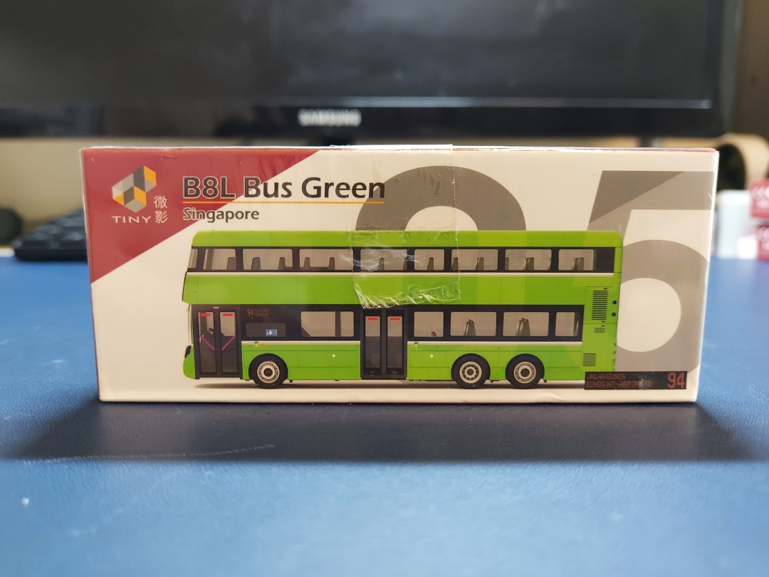 [LAST PIECE] TINY SGBus 05 Volvo B8L Singapore Bus Model Rt. 94 1/110 ...