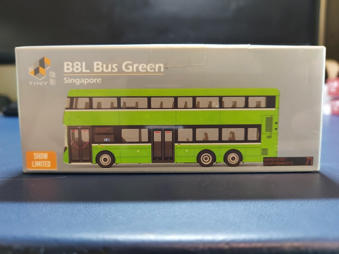 Tiny Sgbus 05 Volvo B8l Singapore Bus Model Rt. 71 1 110, Hobbies 