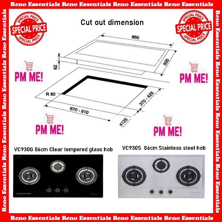 Top Hood and Hob Package, TV & Home Appliances, Kitchen Appliances