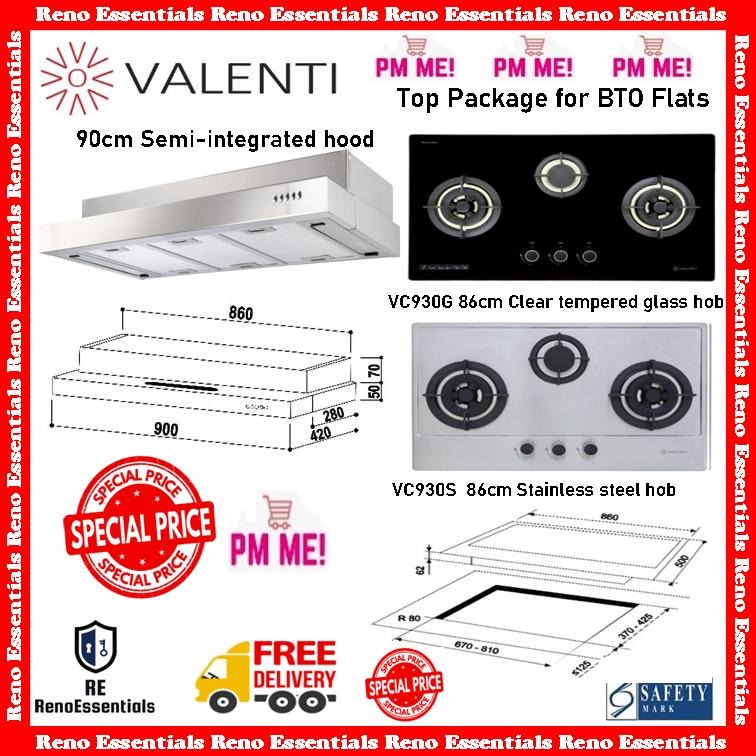 Top Hood and Hob Package, TV & Home Appliances, Kitchen Appliances